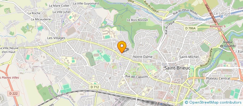 localisation de l'entreprise MONSIEUR FERNAND RIVIERE à SAINT-BRIEUC