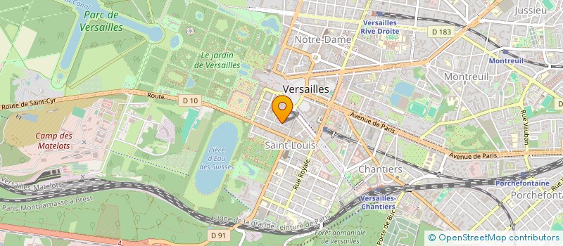 localisation de l'entreprise MONSIEUR FERNAND RODRIGUES à VERSAILLES