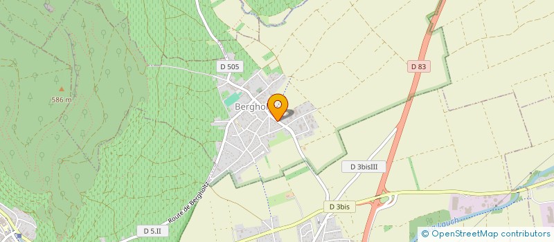 localisation de l'entreprise MONSIEUR FERNAND ROMINGER  BERGHOLTZ