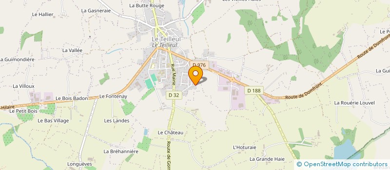 localisation de l'entreprise MONSIEUR FERNAND ROULETTE  LE TEILLEUL