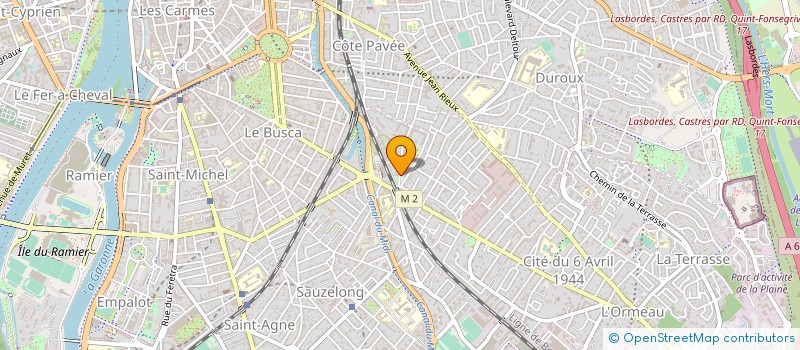 localisation de l'entreprise MONSIEUR FERNAND ROUX à TOULOUSE