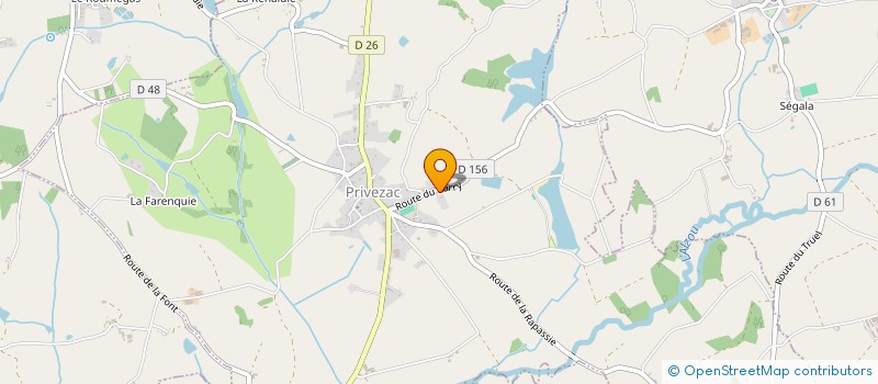 localisation de l'entreprise MONSIEUR FERNAND ROUZIES  COMPOLIBAT