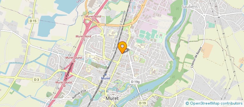 localisation de l'entreprise MONSIEUR FERNAND ROYER  MURET