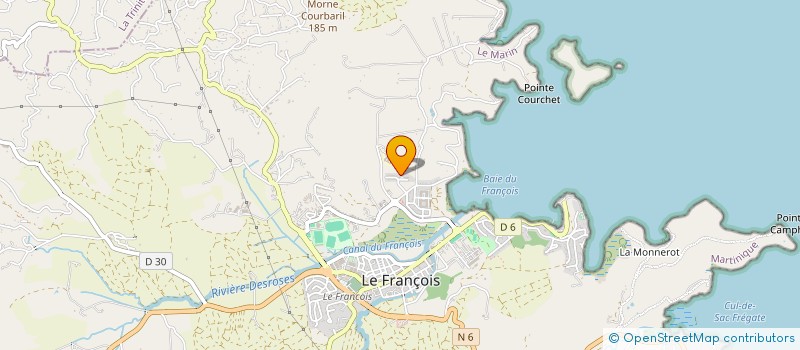 localisation de l'entreprise MONSIEUR FERNAND SAINTE-ROSE à LE FRANCOIS