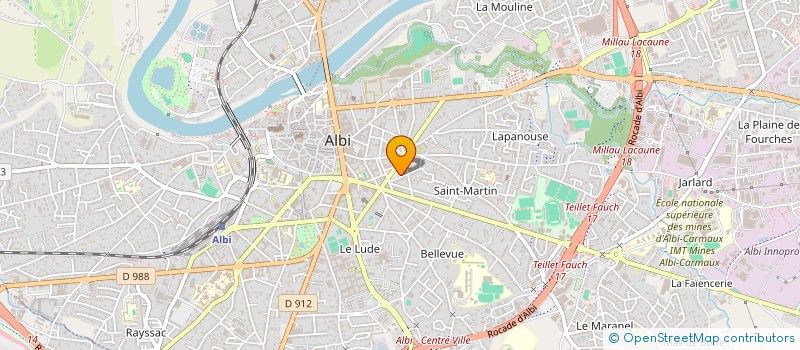 localisation de l'entreprise MONSIEUR FERNAND SANCHEZ  ALBI