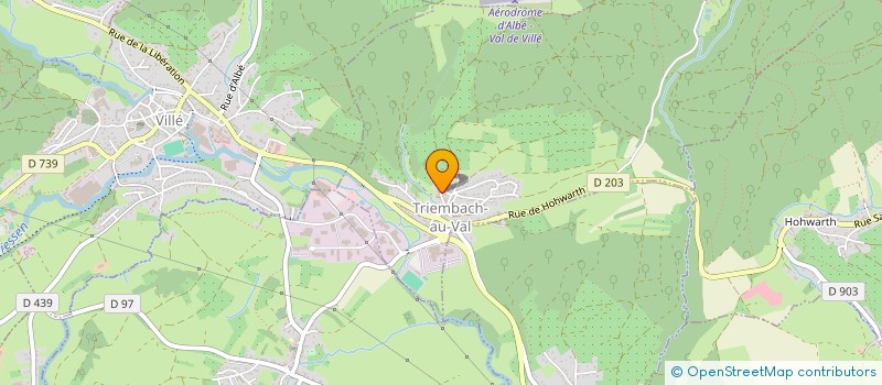 localisation de l'entreprise MONSIEUR FERNAND SCHULTZ  TRIEMBACH-AU-VAL