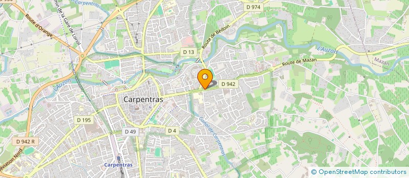 localisation de l'entreprise MONSIEUR FERNAND SOUBRAT  CARPENTRAS