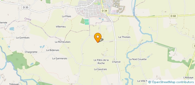 localisation de l'entreprise MONSIEUR FERNAND STENEGRY  MORDELLES