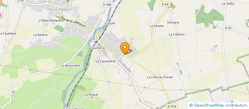 localisation de l'entreprise MONSIEUR FERNAND SUDAN  PONT-HEBERT