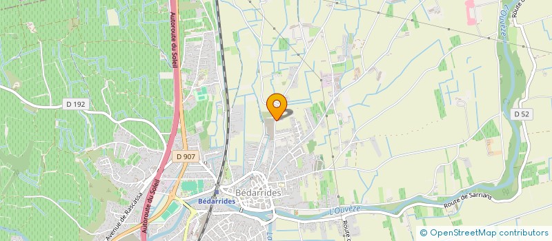 localisation de l'entreprise MONSIEUR FERNAND TORT  BEDARRIDES