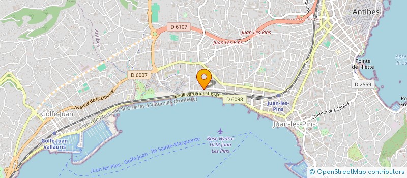 localisation de l'entreprise MONSIEUR FERNAND TRUC à ANTIBES