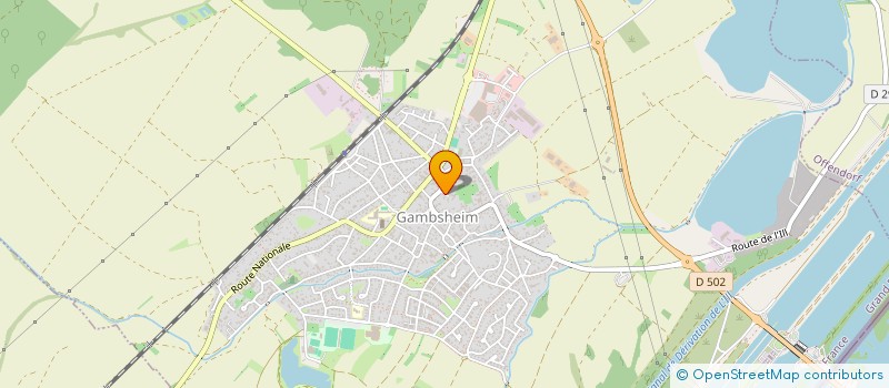 localisation de l'entreprise MONSIEUR FERNAND UGI  GAMBSHEIM