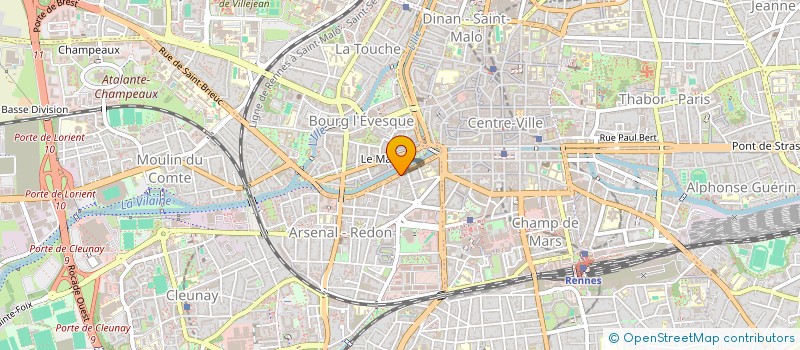 localisation de l'entreprise MONSIEUR FERNAND VALET  RENNES