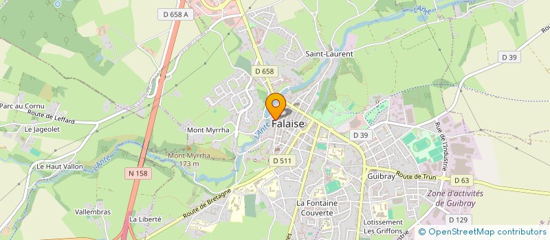 localisation de l'entreprise MONSIEUR FERNAND VALLEDOR à FALAISE