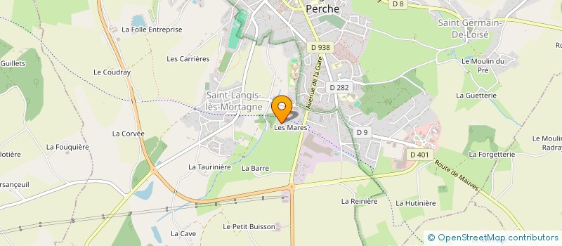 localisation de l'entreprise MONSIEUR FERNAND VALLET à SAINT-LANGIS-LES-MORTAGNE