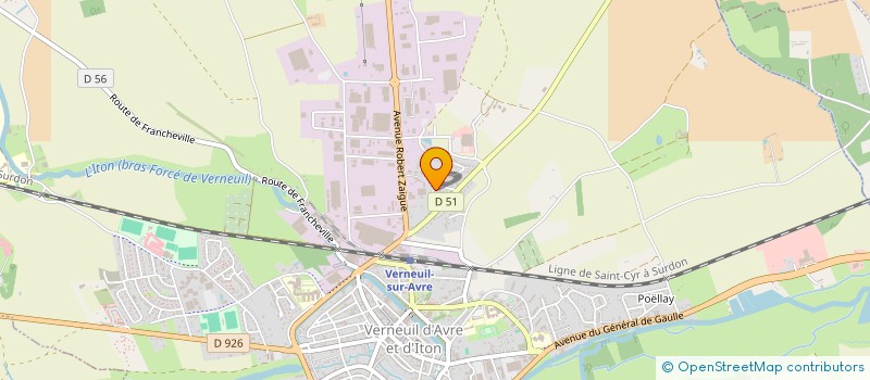 localisation de l'entreprise MONSIEUR FERNAND VERHOVEN  VERNEUIL D'AVRE ET D'ITON