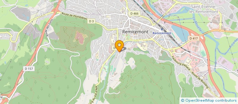 localisation de l'entreprise MONSIEUR FERNAND VINCENT  REMIREMONT