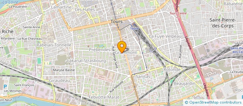 localisation de l'entreprise MONSIEUR FERNAND VOLLAND à TOURS