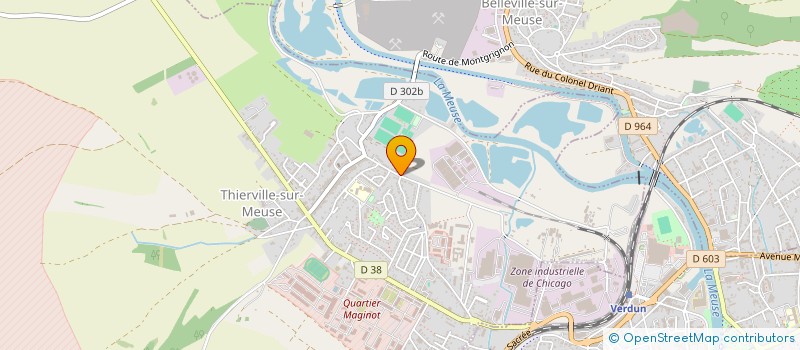 localisation de l'entreprise MONSIEUR FERNANDEZ CERQUEIRA à THIERVILLE-SUR-MEUSE