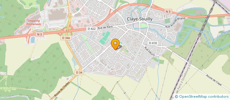 localisation de l'entreprise MONSIEUR FERNANDEZ VELLAS  CLAYE-SOUILLY