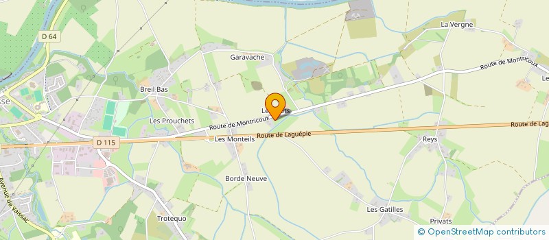localisation de l'entreprise MONSIEUR FERNANDO AGOSTINHO à BRUNIQUEL