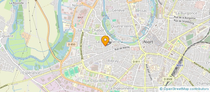 localisation de l'entreprise MONSIEUR FERNANDO AMORIM DE MAGALHAES à NIORT