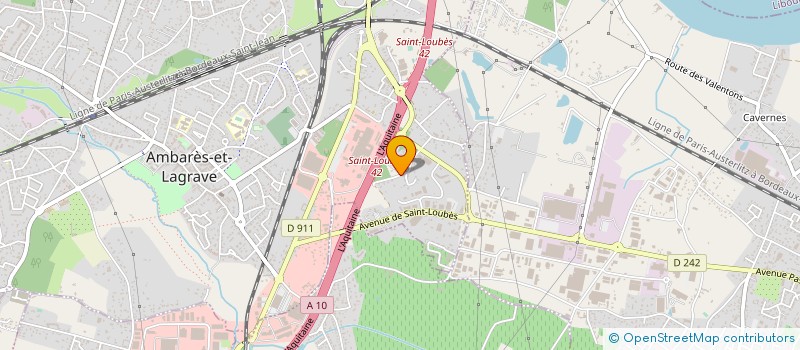 localisation de l'entreprise MONSIEUR FERNANDO AMORIN DE BARROS  AMBARES-ET-LAGRAVE