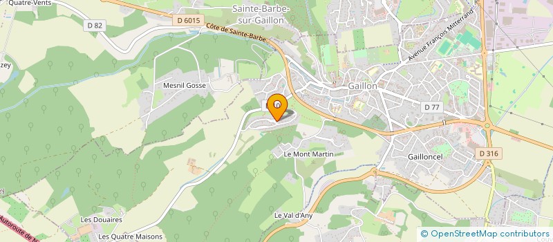 localisation de l'entreprise MONSIEUR FERNANDO BRANCO LOURENCO  GAILLON