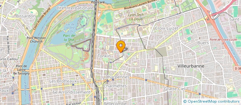 localisation de l'entreprise MONSIEUR FERNANDO CANO FLOREZ  VILLEURBANNE