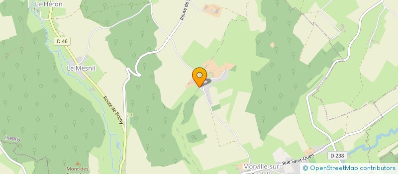 localisation de l'entreprise MONSIEUR FERNANDO CARVALHO  MORVILLE SUR ANDELLE