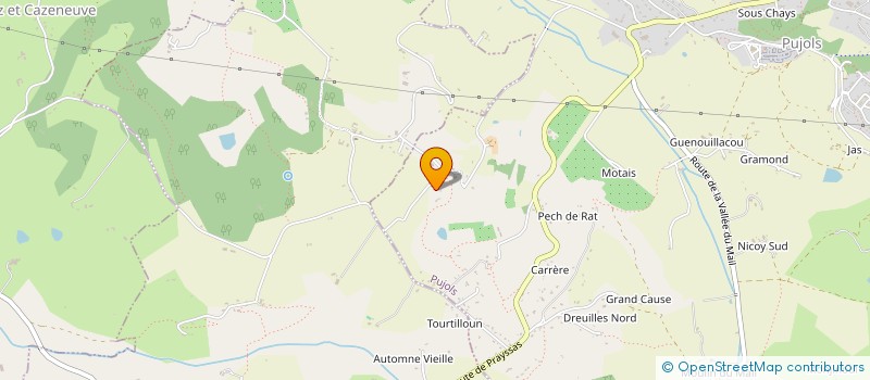 localisation de l'entreprise MONSIEUR FERNANDO CARVALHO COSTA  CASSENEUIL