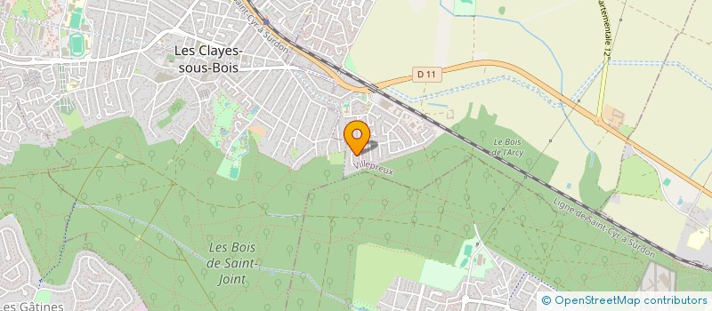 localisation de l'entreprise MONSIEUR FERNANDO CONTRERAS  VILLEPREUX