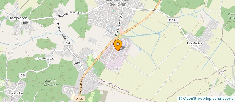 localisation de l'entreprise MONSIEUR FERNANDO CORREIA  SAINT-SULPICE-DE-ROYAN