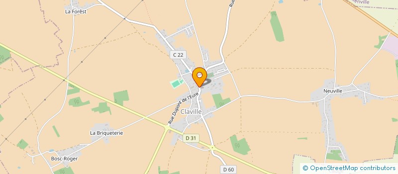 localisation de l'entreprise MONSIEUR FERNANDO CUERVO  CLAVILLE