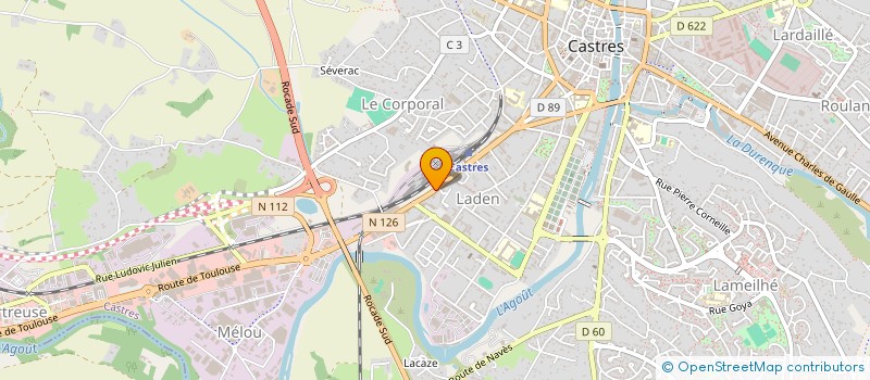 localisation de l'entreprise MONSIEUR FERNANDO DA COSTA LOUREIRO  CASTRES