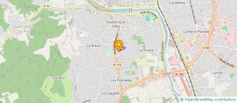 localisation de l'entreprise MONSIEUR FERNANDO DA CRUZ PATRICIO à ALES
