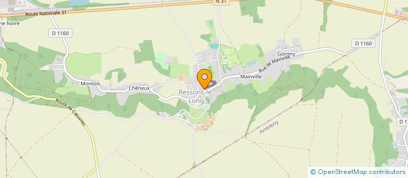 localisation de l'entreprise MONSIEUR FERNANDO DA PONTE DOS SANTOS  VEZAPONIN