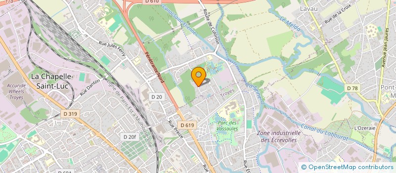 localisation de l'entreprise MONSIEUR FERNANDO DA ROCHA MOREIRA  BUCHERES