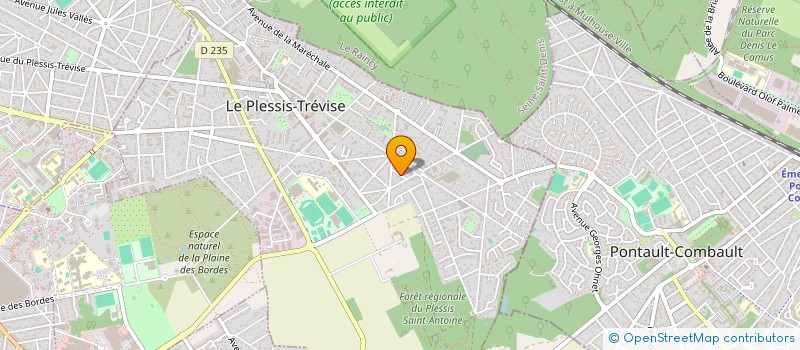 localisation de l'entreprise MONSIEUR FERNANDO DA SILVA à PLESSIS TREVISE