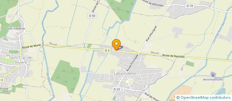 localisation de l'entreprise MONSIEUR FERNANDO DA SILVA  LABASTIDETTE