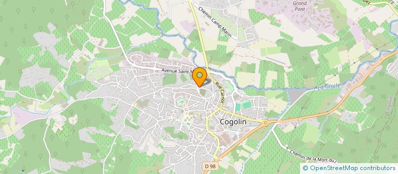 localisation de l'entreprise MONSIEUR FERNANDO DA SILVA OLIVEIRA à COGOLIN
