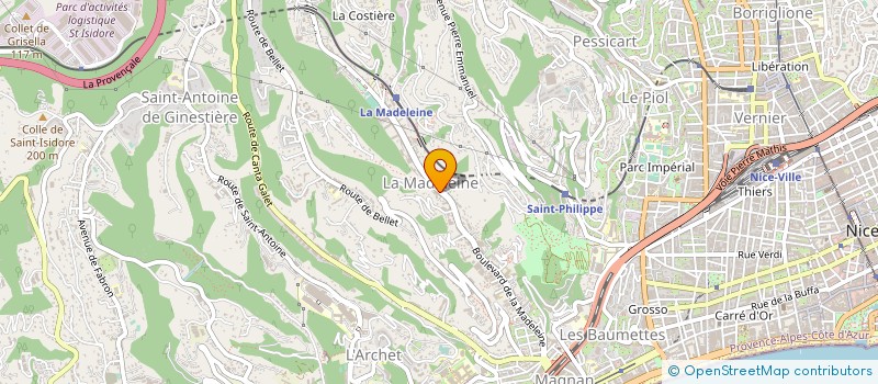 localisation de l'entreprise MONSIEUR FERNANDO DA VEIGA RIBEIRO à NICE