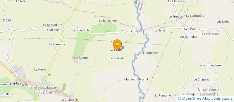 localisation de l'entreprise MONSIEUR FERNANDO DE ALMEIDA CARNEIRO à SAINTE-SCOLASSE-SUR-SARTHE