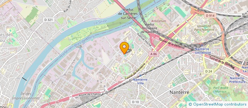 localisation de l'entreprise MONSIEUR FERNANDO DE JESUS  NANTERRE