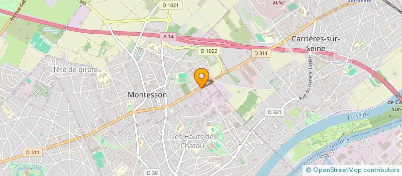 localisation de l'entreprise MONSIEUR FERNANDO DE JESUS VIEIRA  MONTESSON