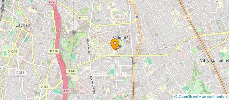 localisation de l'entreprise MONSIEUR FERNANDO DE OLIVEIRA  VILLEJUIF