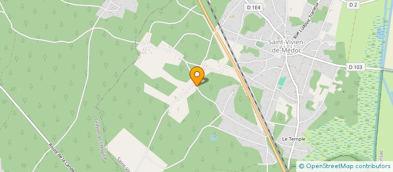 localisation de l'entreprise MONSIEUR FERNANDO DE OLIVEIRA SANTOS  SAINT-VIVIEN-DE-MEDOC