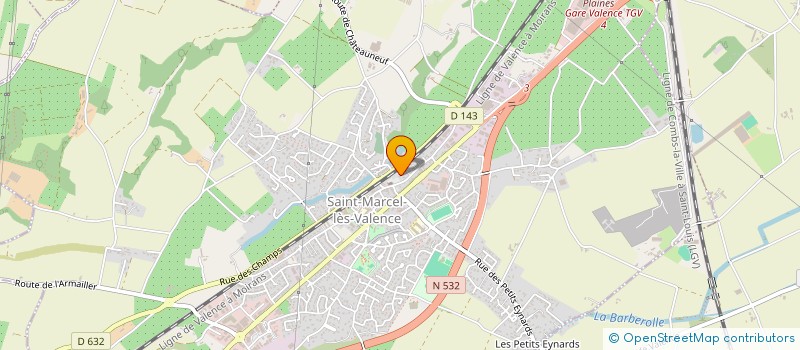 localisation de l'entreprise MONSIEUR FERNANDO DE SOUSA FERREIRA à SAINT-MARCEL-LES-VALENCE