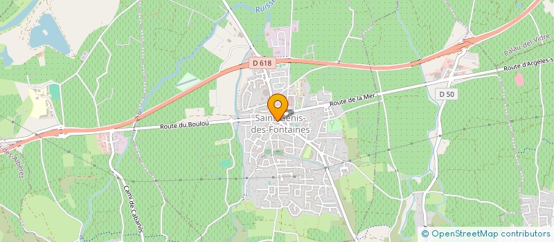 localisation de l'entreprise MONSIEUR FERNANDO DEIDDA  ST GENIS DES FONTAINES