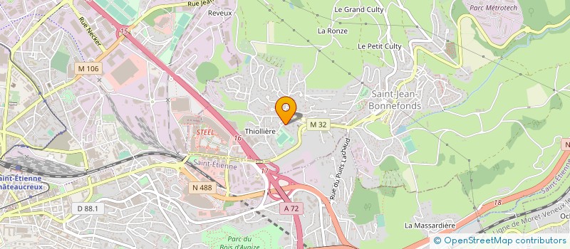 localisation de l'entreprise MONSIEUR FERNANDO DI PROSPERO  SAINT-JEAN-BONNEFONDS